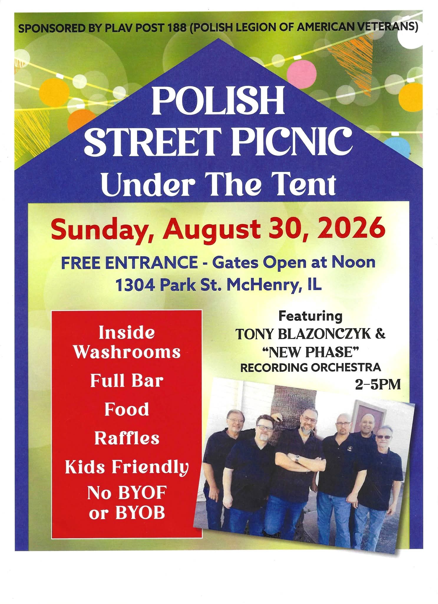 Polish Street Picnic Under the Tent
